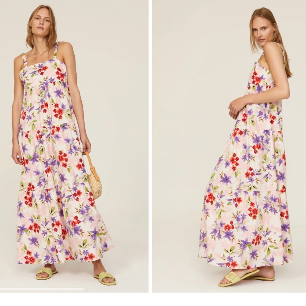 Louna floral maxi dress